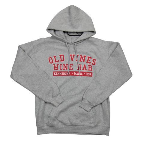 Reconditionné - Sweat À Capuche Hanes Old Vines Wine Bar - Taille S - Homme - Gris