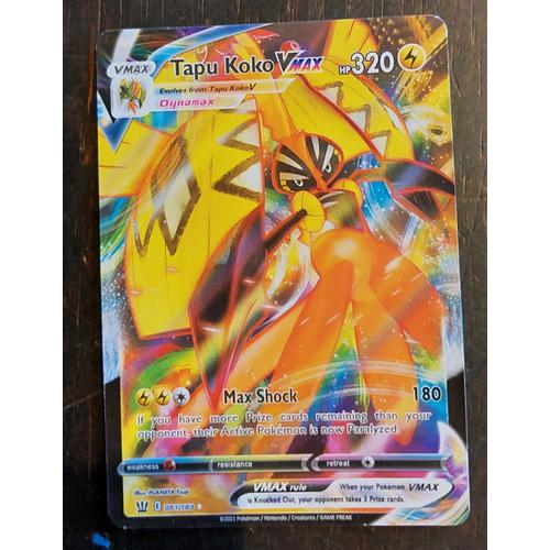 Carte Pokemon Vmaw Tapu Koko