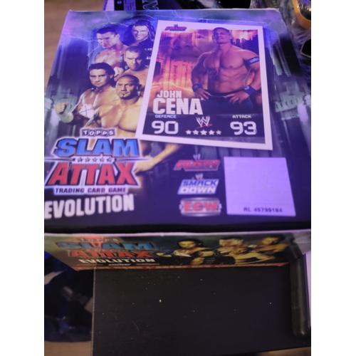 Display 50 Boosters Wwe Évolution 2009