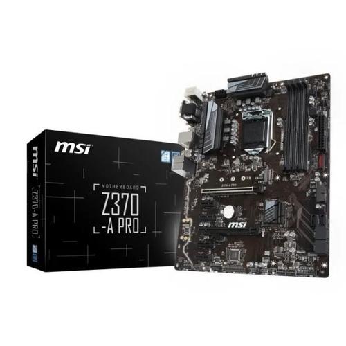 MSI Z370-A PRO - Carte-mere - ATX - Socket LGA1151 - Z370 - USB 3.1 Gen 1 - Gigabit LAN