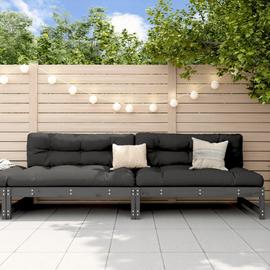 Vidaxl repose-pied de jardin 120x80 cm bois de pin imprégné VIDAXL Pas Cher  