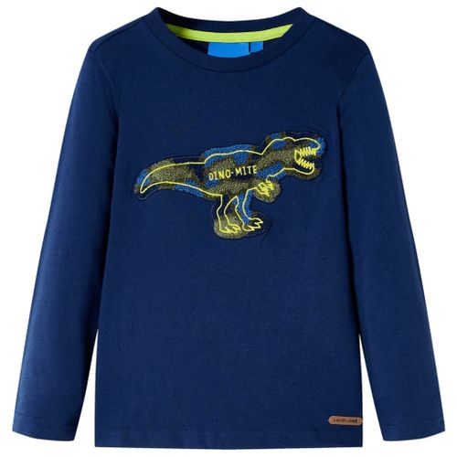 T-Shirt Enfants À Manches Longues Bleu Marine 92