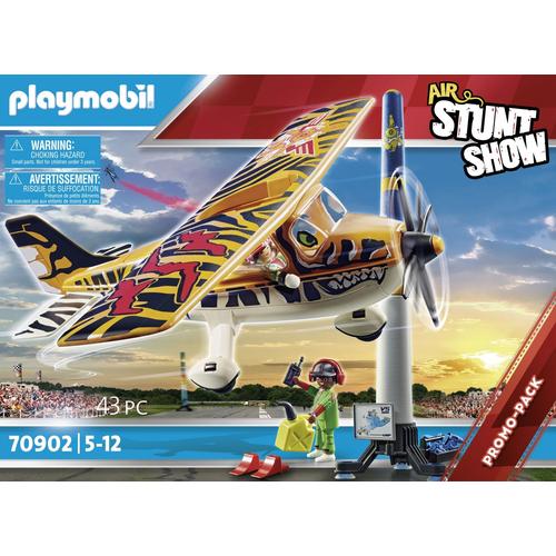 Playmobil Stuntshow 70902 - Air Stuntshow Avion À Hélice "Tigre"