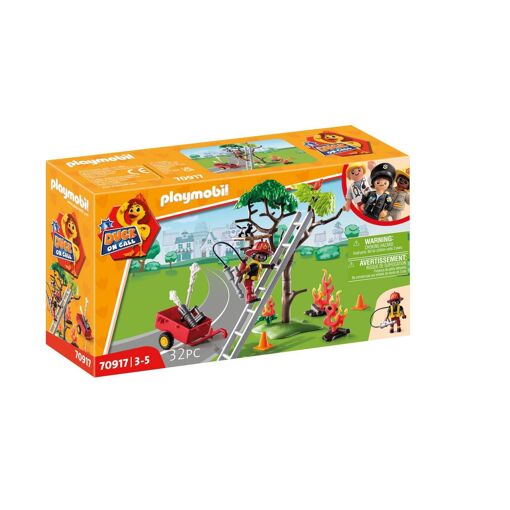 Playmobil 70917 - Duck Pompier Et Chat - 2