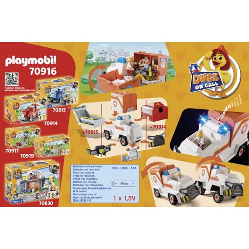 Playmobil 70916 - Duck V�hicule De Secours - 3