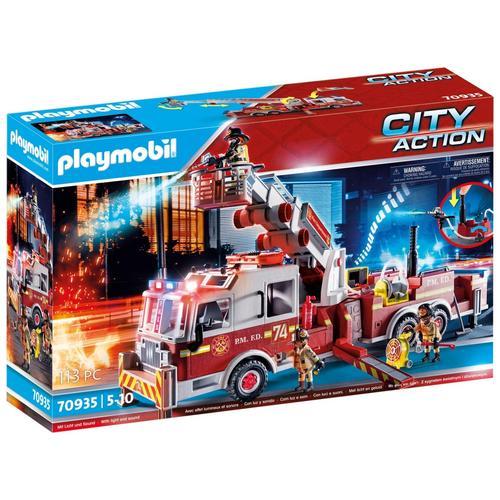 Playmobil 70935 - Camion Pompiers Échelle