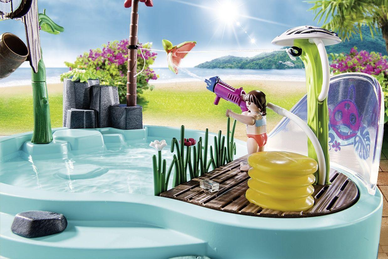 PLAYMOBIL FAMILY FUN 70610 - Piscine avec jet d'eau Playmobil