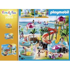 PLAYMOBIL FAMILY FUN 70610 - Piscine avec jet d'eau Playmobil