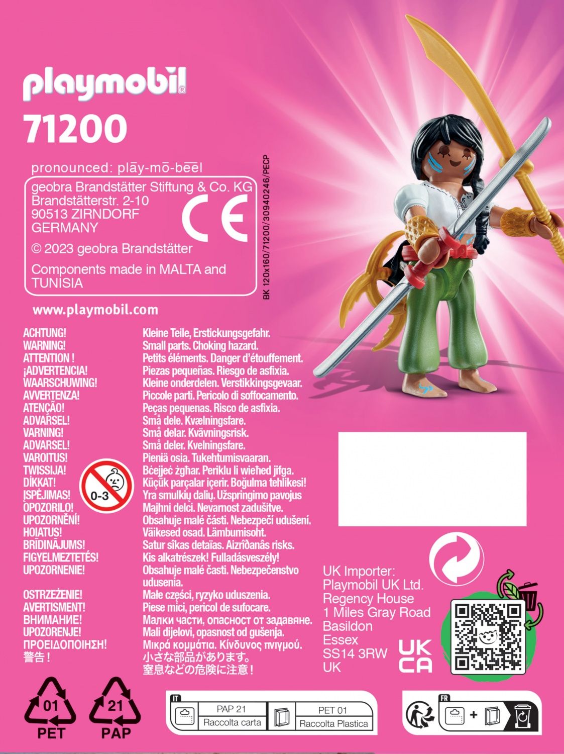Playmo-Friends 71200 - Combattante Avec Lance - 4