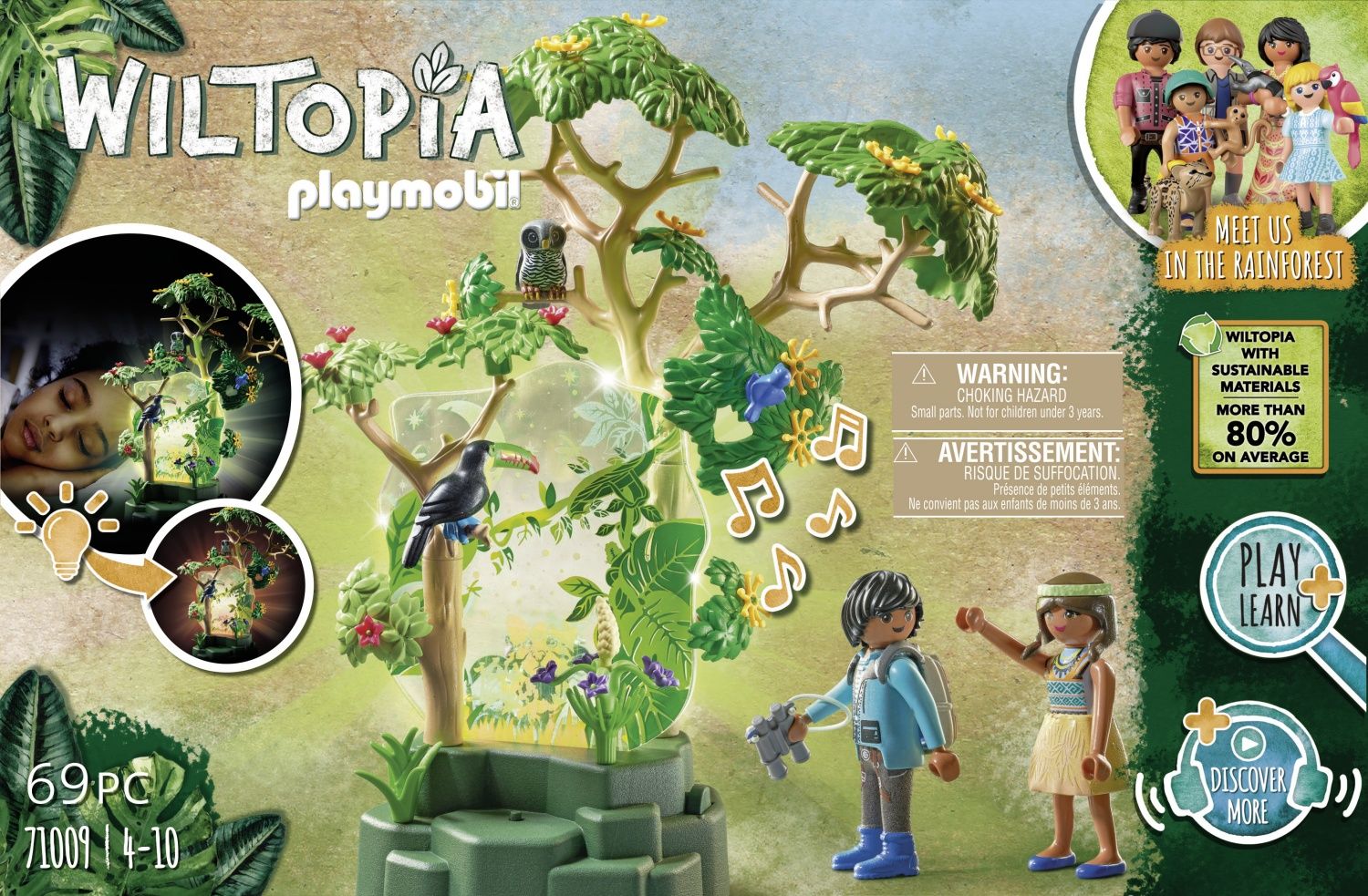 Playmobil Wiltopia 71009 - For�t Tropicale Avec Veilleuse - 2