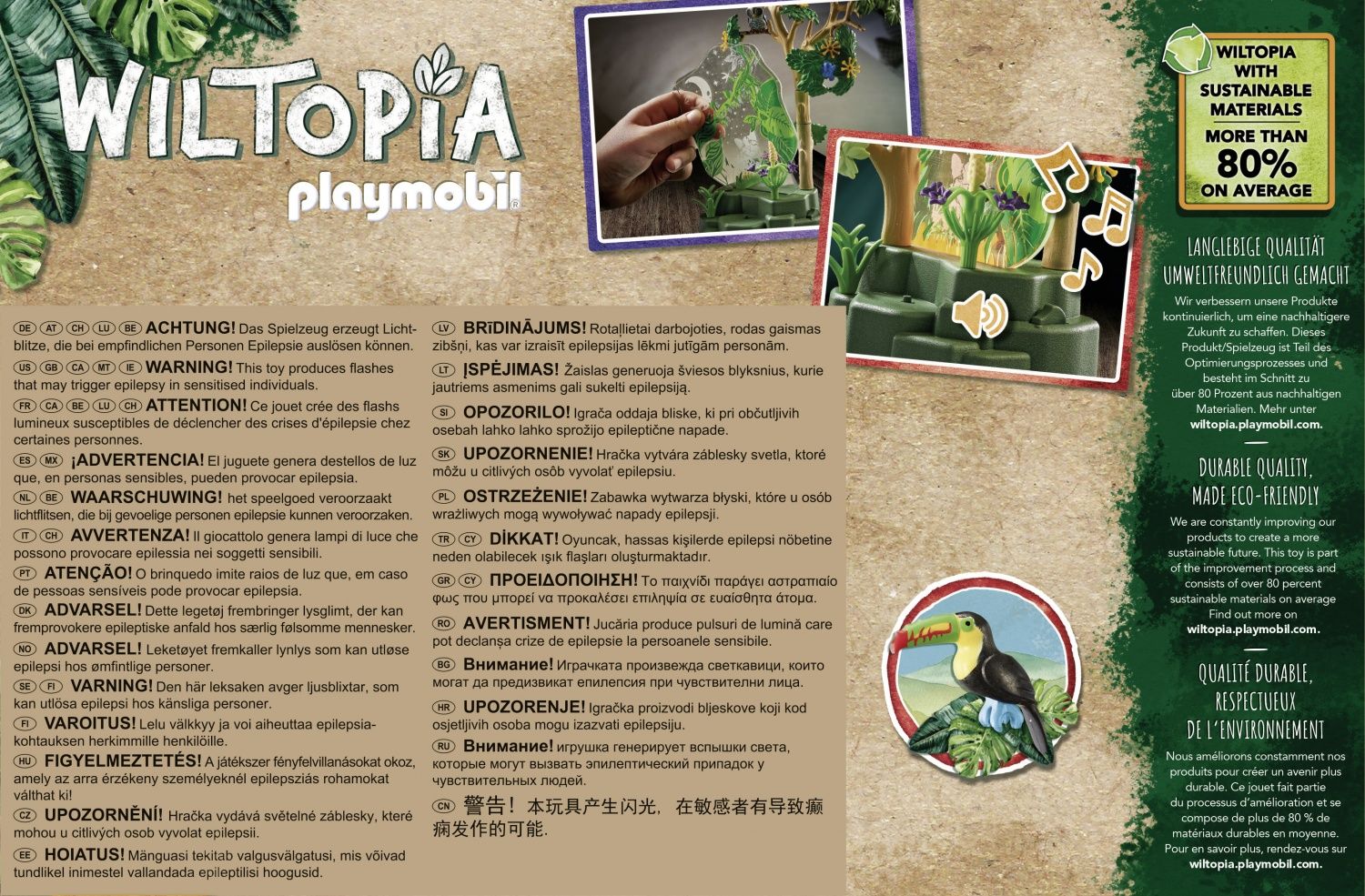 Playmobil Wiltopia 71009 - For�t Tropicale Avec Veilleuse - 3