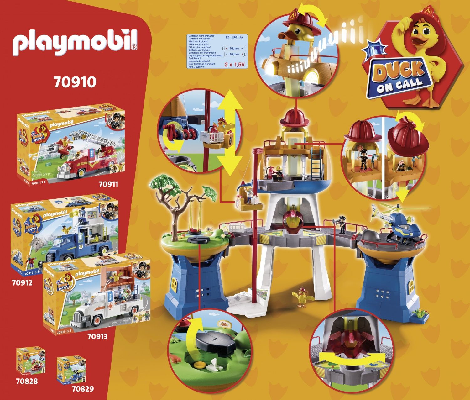 Playmobil 70910 - Duck Quartier G�n�ral - 3