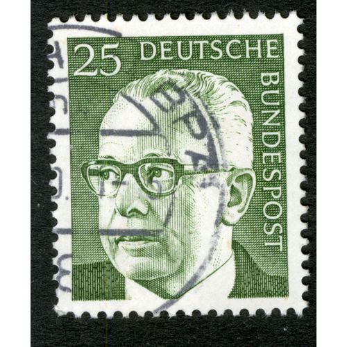 Timbre Oblitéré Deutsche Bundespost, 25