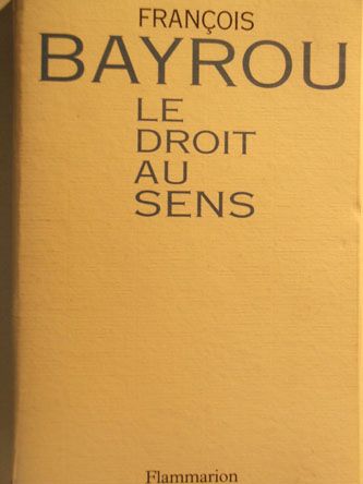 Le Droit Au Sens