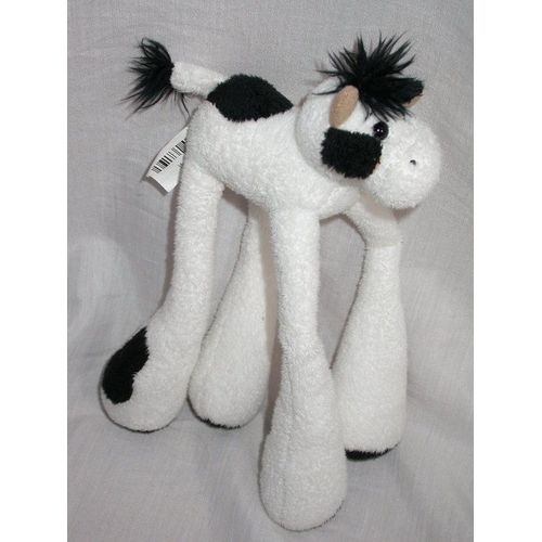 Vache Cmp Blanche Noir Grandes Jambes