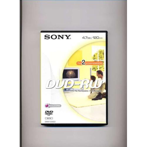 Sony - DVD-RW - 4.7 Go - 120 min - 1x-2x Compatible