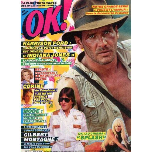 Ok Age Tendre  N° 459 : Harrison Ford - Gilbert Montagne - John Lennon