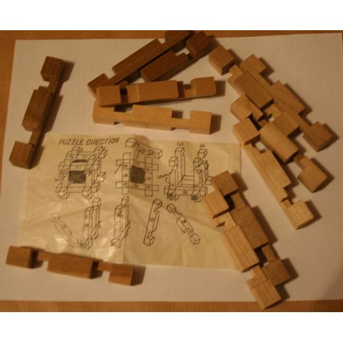 Puzzle En Bois  12 Pièces