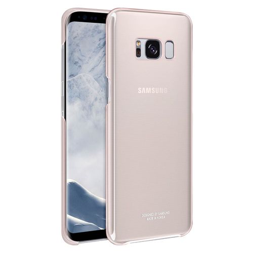 Coque D'origine Samsung Clear Cover Pour Galaxy S8 Plus - Rose Translucide