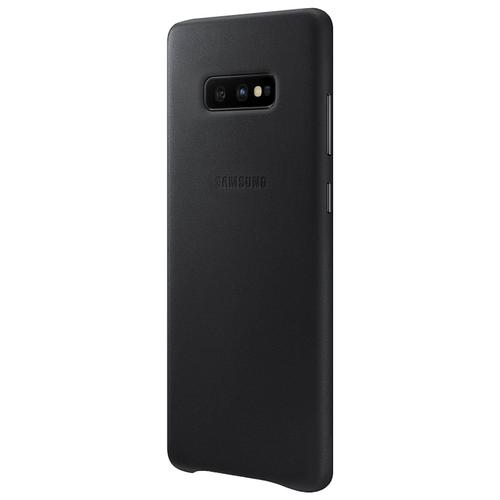 Coque Samsung Galaxy S10e Protection Originale Cuir Anti-Chocs Noir Samsung