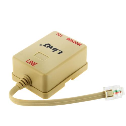 Répartiteur Splitter Adsl Rj45 Modem Et Téléphone Haut Débit Fx-468da Linq Gris