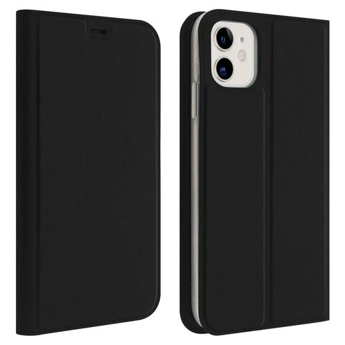 Housse Pour Iphone 11 Étui Protection Avec Porte-Carte Support Vidéo Noir