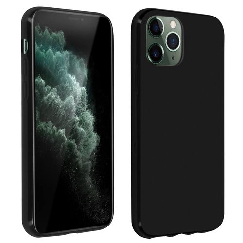 Coque Iphone 11 Pro Max Silicone Gel Flexible Résistant Ultra Fine Noir