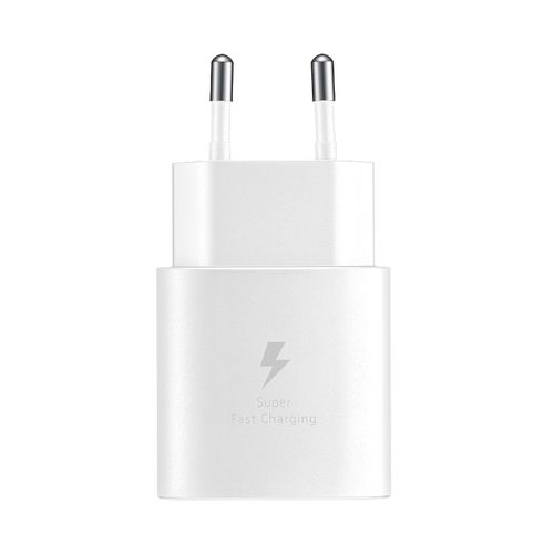 Chargeur Secteur USB-C Samsung Original 25W Câble USB-C Power Delivery 3.0 Blanc