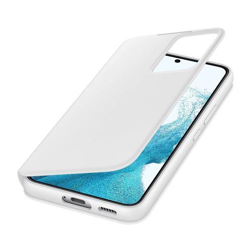 Étui Samsung Galaxy S22 Plus À Fenêtre Smart Clear View Cover Orginal Blanc