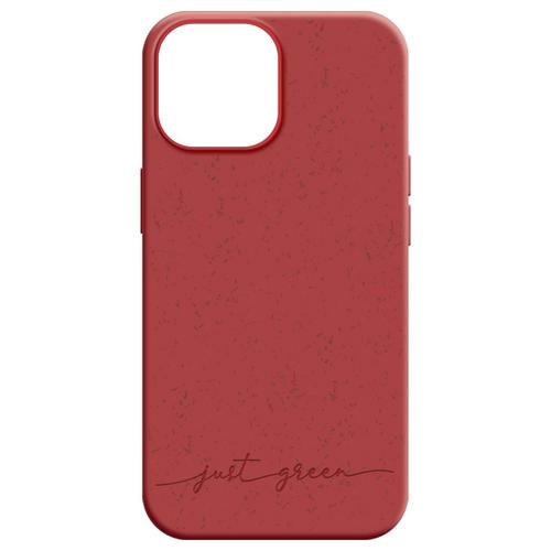 Coque Pour Iphone 14 Plus Recyclable Biodégradable Just Green Rouge