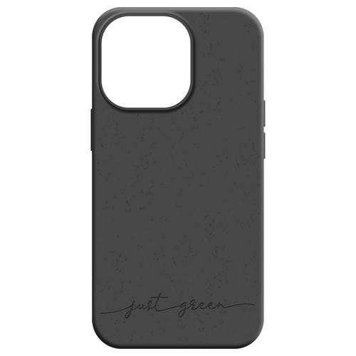 Coque Pour Iphone 14 Pro Max Recyclable Biodégradable Just Green Noir