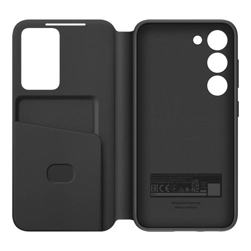 Étui Pour Galaxy S23 À Fenêtre Clear View Cover Orginal Noir