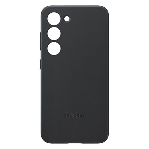 Coque Cuir Pour Samsung Galaxy S23 Original Samsung Série Leather Cover Noir