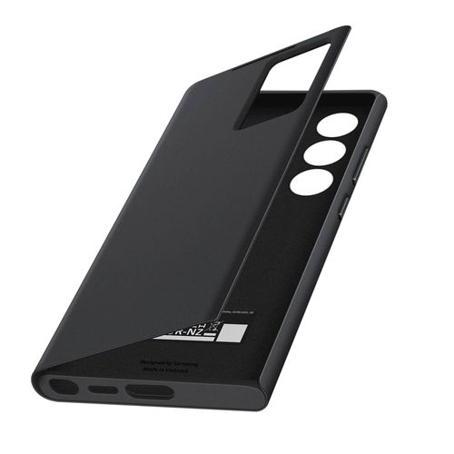 Étui Pour Samsung Galaxy S23 Ultra À Fenêtre Smart View Cover Orginal Noir