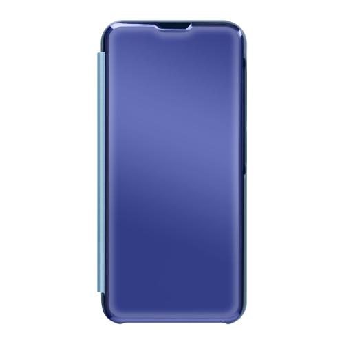 Étui Clear View Pour Samsung Galaxy S23 Avec Clapet Miroir Support Vidéo Bleu