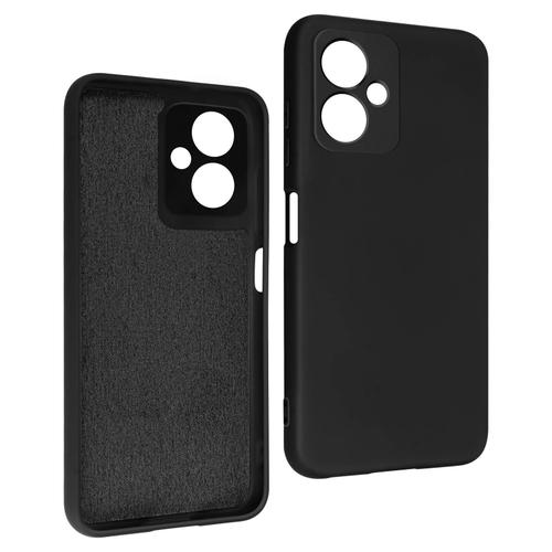 Coque Pour Xiaomi Redmi Note 12 5g Silicone Semi-Rigide Soft-Touch Noir