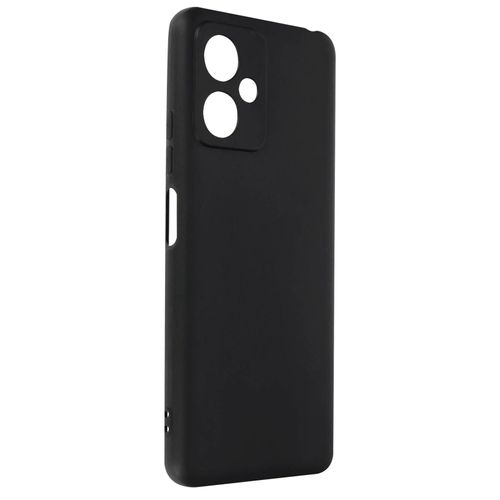 Coque Pour Xiaomi Redmi Note 12 5g Silicone Finition Mate Anti-Traces Noir
