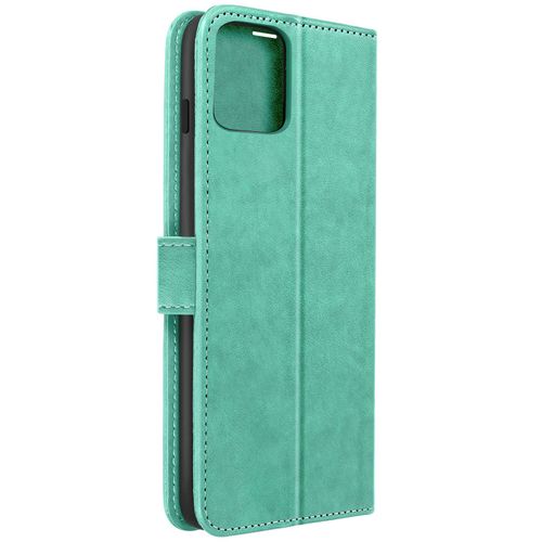 Étui Mandala Fleur Pour Iphone 11 Avec Portefeuille Et Support Vidéo Vert