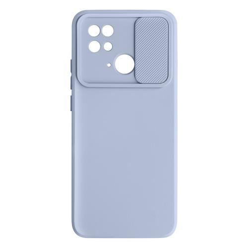 Coque Pour Xiaomi Redmi 10c Silicone Souple Cache Caméra Coulissant Lavande