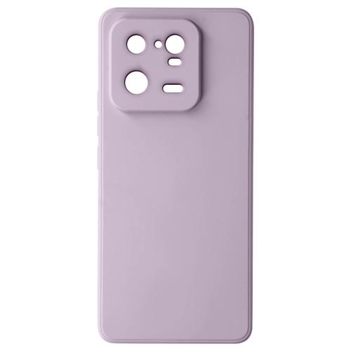 Coque Pour Xiaomi 13 Pro Silicone Intérieur Microfibre Finition Mate Violet