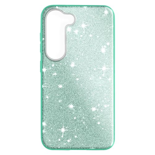 Coque Paillette Pour Samsung Galaxy S23 Plus Semi-Rigide Spark Case Vert