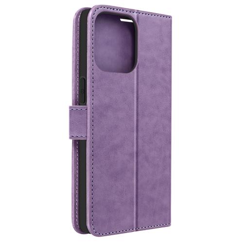 Étui Mandala Attrape Rêves Pour Iphone 14 Pro Max Portefeuille Violet