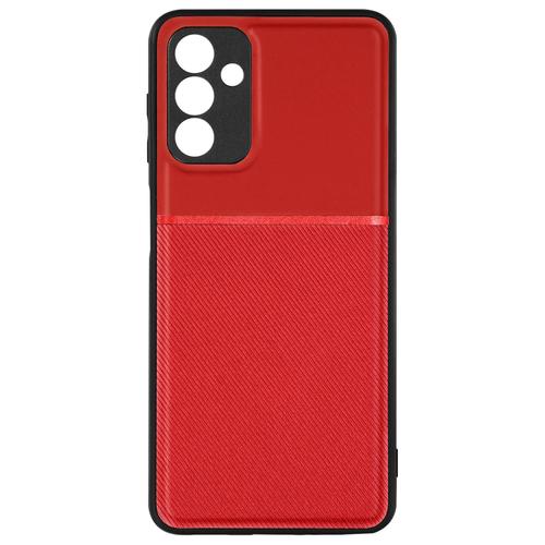 Coque Pour Samsung Galaxy A13 5g Et A04s Rigide Contour Souple Série Noble Rouge