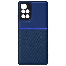 Coque Pour Xiaomi Redmi 10 Et 10 2022 Rigide Avec Contour Souple Antichoc Bleu