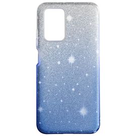 Coque Pour Xiaomi Redmi 10 Et 10 2022 Paillette Amovible Transparent / Bleu