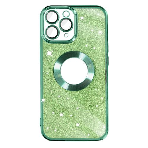 Coque Pour Iphone 11 Pro Max Paillette Amovible Série Protecam Spark Vert