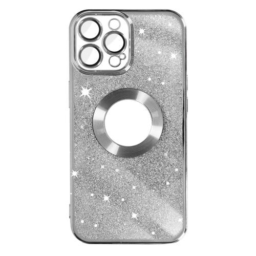 Coque Pour Iphone 12 Pro Paillette Amovible Série Protecam Spark Argent