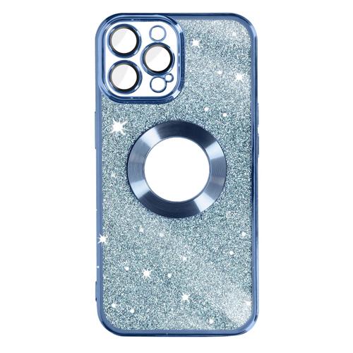 Coque Pour Iphone 12 Pro Paillette Amovible Silicone Série Protecam Spark Bleu