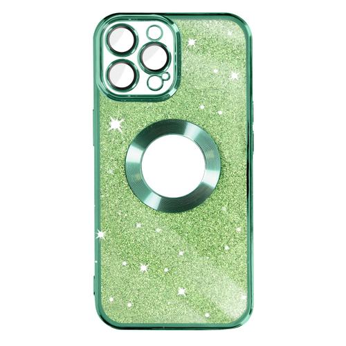 Coque Pour Iphone 12 Pro Max Paillette Amovible Série Protecam Spark Vert