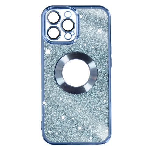 Coque Pour Iphone 13 Pro Max Paillette Amovible Série Protecam Spark Bleu